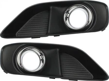  Front, Driver and Passenger Side Fog Light Trim For Chrysler 300 2012-2014