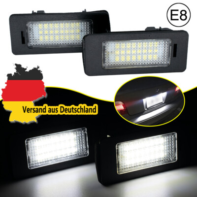 2x LED Kennzeichenbeleuchtung Canbus Für BMW 5er 3er E39 E60 E61 E93 E90 E91 E92