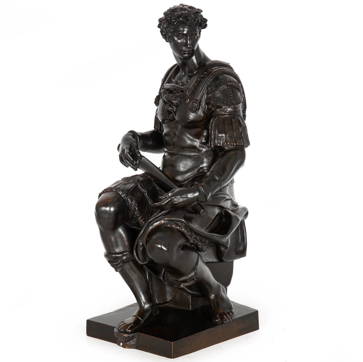 置物 ARTE medici Grand Tour Bronze Sculpture Giuliano de Medici after the Antique