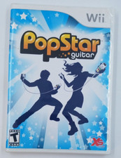 Pop Star Guitar - Nintendo Wii Game - with Manual & Case - Tested