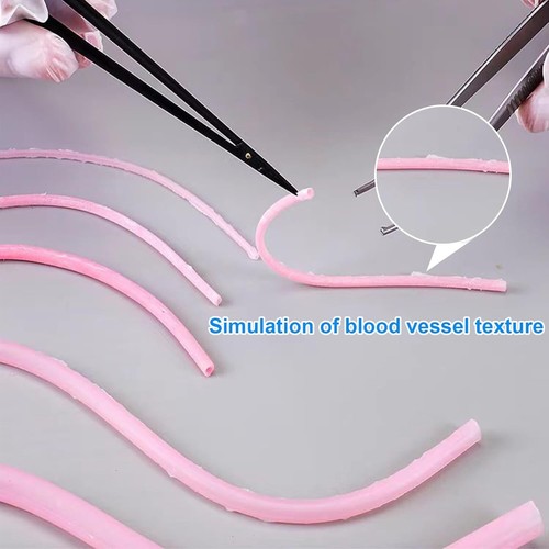 4PC Vascular Microvascular Anastomosis Suture Practice Exercise Model(2.5x120mm) - Picture 3 of 9