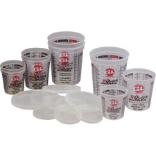 Tp Tools Quick Mix 18-pc Paint Mixing Cup Set Made In Usa Ms-kit2