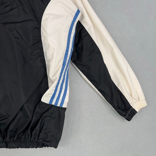 Vintage Adidas Jacket Mens XL Colorblock Full Zip Hooded Anorak Windbreaker 90s - Picture 9 of 16