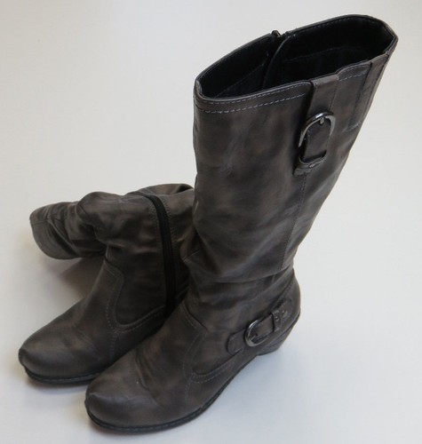 Dr. JÜRGENS Damenstiefel Stiefel Stiefeletten Damen Winterstiefel grau Gr. 38 - Bild 1 von 3