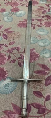 Hand Forged Carbon Steel Viking Sword Battle Ready Medieval Sword With Scabbard