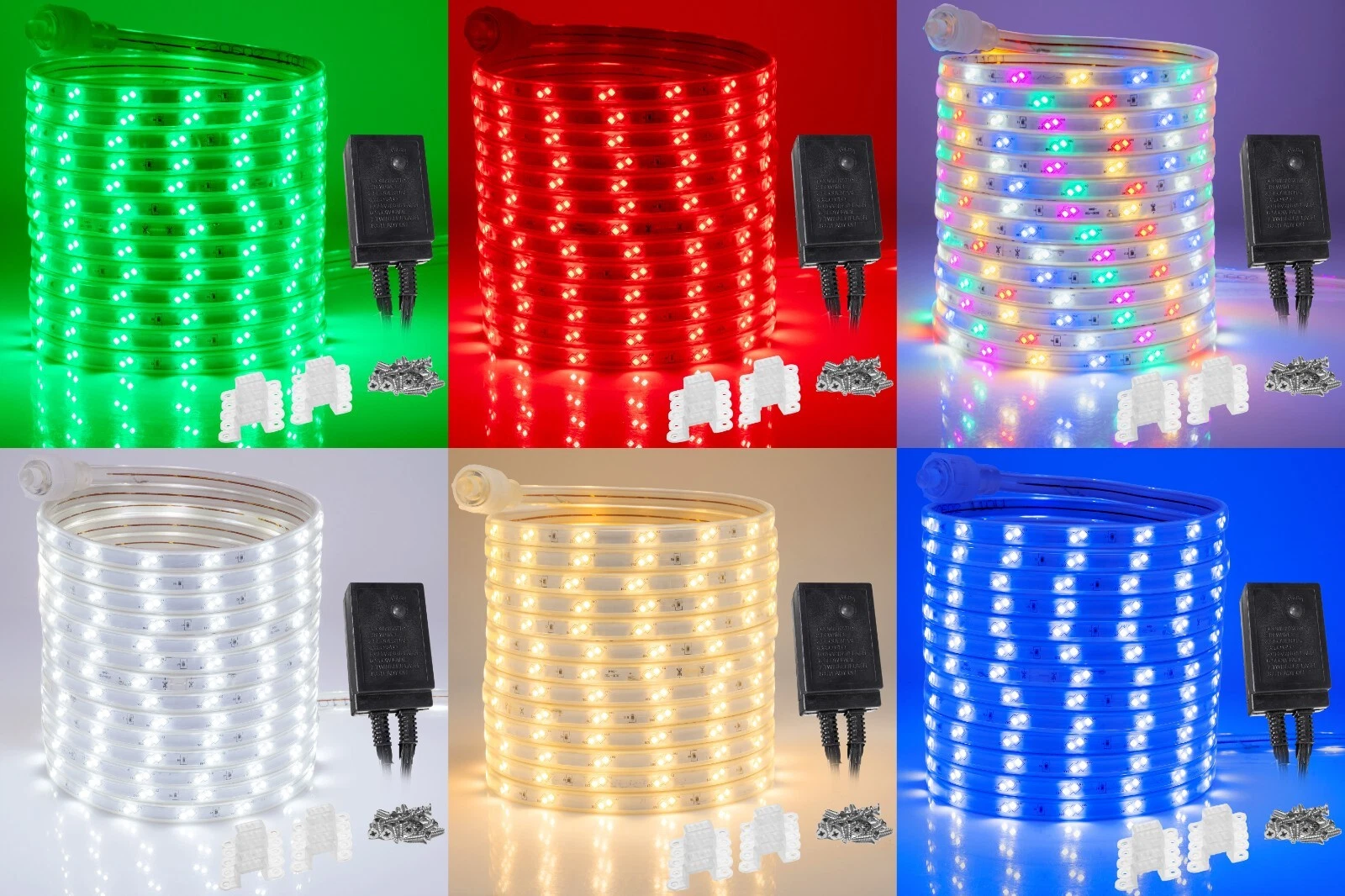 WYZworks 16-Mode LED Strip Light, Outdoor Waterproof Connectable Accent Lighting