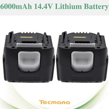 2X 14.4V 6.0Ah Li-ion Battery for Makita BL1430 BL1415 BCL140 194066-1 194065-3
