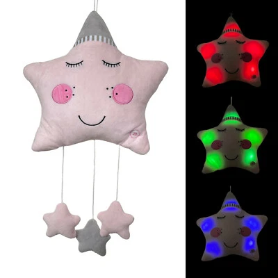 ONLINE-FUCHS Süßer Schlafstern mit Spieluhr und LED Beleuchtung für Babys, Mobile Schlafmusik