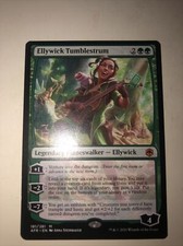 ELLYWICK TUMBLESTRUM mtg NM-M Forgotten Realms 1 Mythic w/ Emblem
