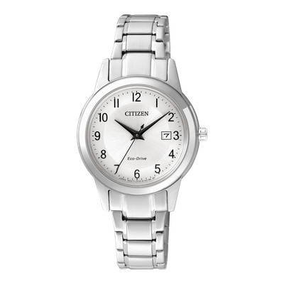 CITIZEN Damen Armbanduhr FE1081-59B Solar Eco-Drive Edelstahl Datum 30mm