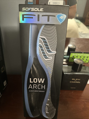 Sof Sole Fit Series Low Arch Shoe Insoles Women s 7-8