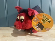 Kids of America Wiggle Pig Halloween Vampire Plush Plays Adams Family Squeals