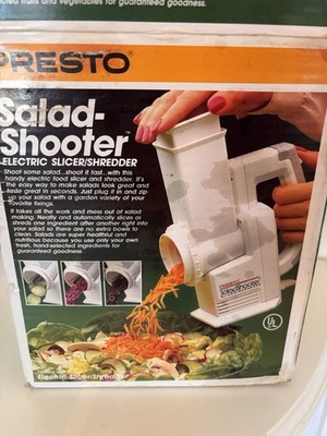 Presto Salad Shooter Electric Food Slicer Shredder 02910 Vintage NOS NEW Sealed