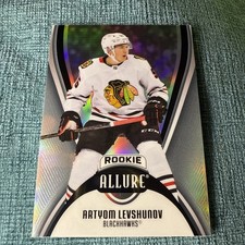 2025-26 UD Allure Hockey #140 - Artyom Levshunov Black Rainbow Parallel - Rookie
