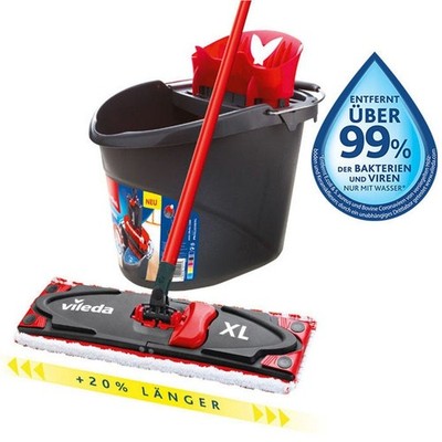 VILEDA Boden Reinigung Mopp Wischer Set ULTRAMAX XL UNIVERSAL Komplettbox