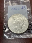 1923 S Peace Dollar 90% Silver $1 US Coin, Free Shipping (coin #3)