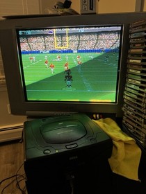 Sega Saturn Model 2 Console W/ Controller Cables 4 Games Tested Working