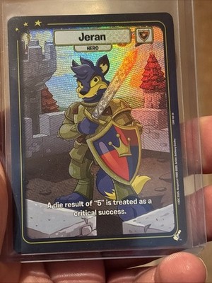 2025 Neopets Battledome Champions of Meridell HERO #164 Jeran Ultra RARE FOIL!!