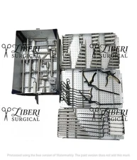 New Mis Tubular Retractor Metrx Retractor system with instruments Sterilize Box