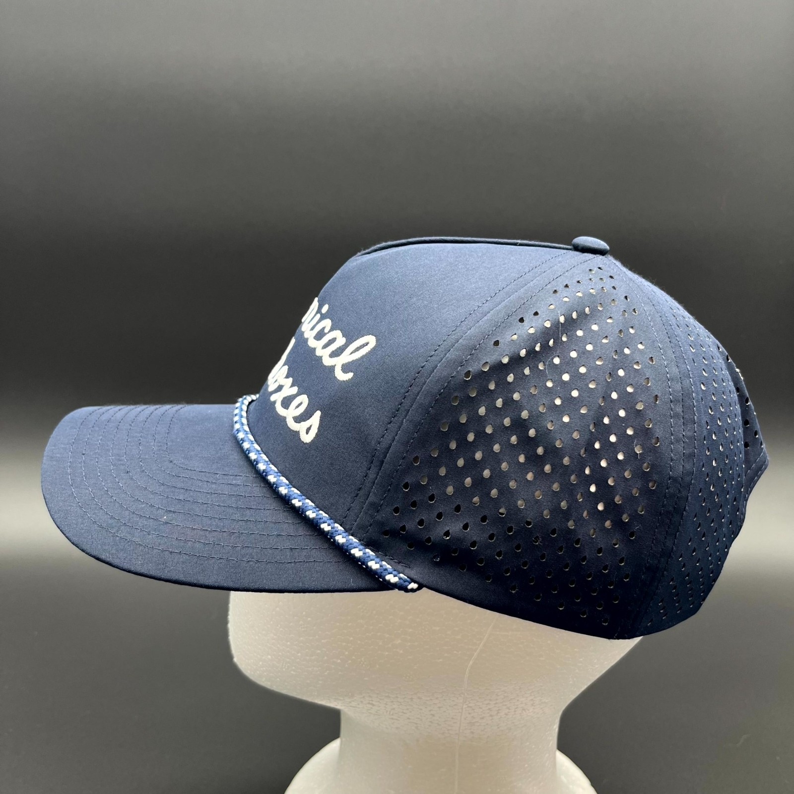 Technical Toolboxes Hat Mens Blue Snapback Cap Pe… - image 2