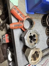 Vintage Nye Triad no 55 Ratchet Head Pipe Threader Hand Tool 