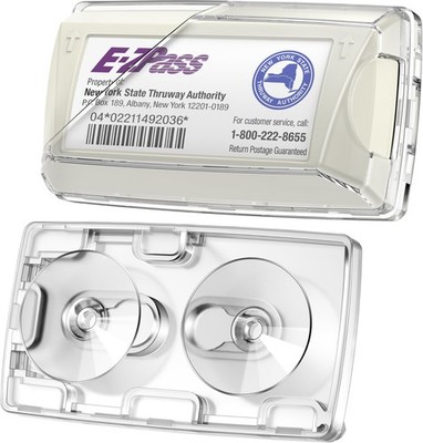 EZ Pass Holder for Windshield: Toll Tag Transponder Standard, Clear 