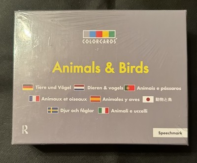 Colorcards Series.: Animals and Birds by Speechmark (2013, Cards,Flash Cards)