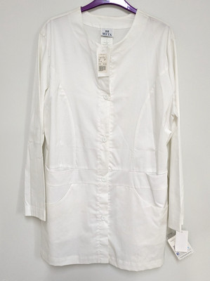 White Swan Meta Short Lab Coat, Sz. 16 # 961, Color~White, NWT, NICE!!