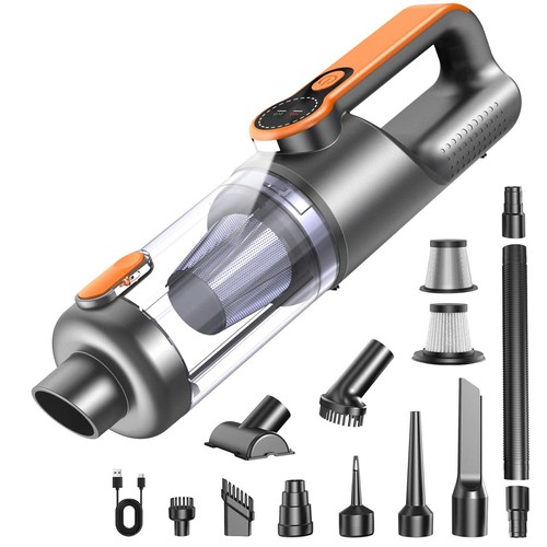 Handheld Vacuum Cleaner, 35000Pa 4-in-1 Car Vacuum Cleaner Cordless Powerful,