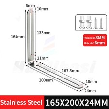 Corner Braces Brackets Right Angle Stainless Steel Brace Bracket Various sizes