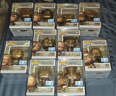 One Piece Bronze Statue Funko Pop Collection (Complete Set Of 10)