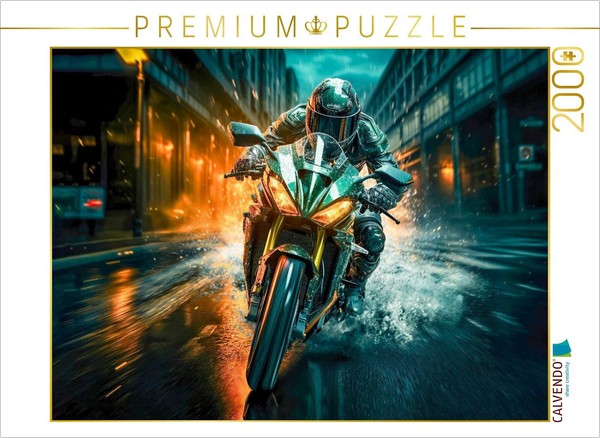 Calvendo Puzzle Motorcycles | 2000 Pieces, Finished Size 35.4 × 26.4 In (90 × 67-image
