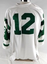 1968 Mens New York Jets Joe Namath #12 Authentic White Jersey Mitchell & Ness 54