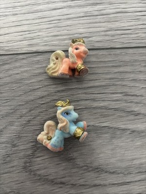 Baby/mini Simba Unicorn Filly Pferde mit Krone und Fußschmuck 2 Stück