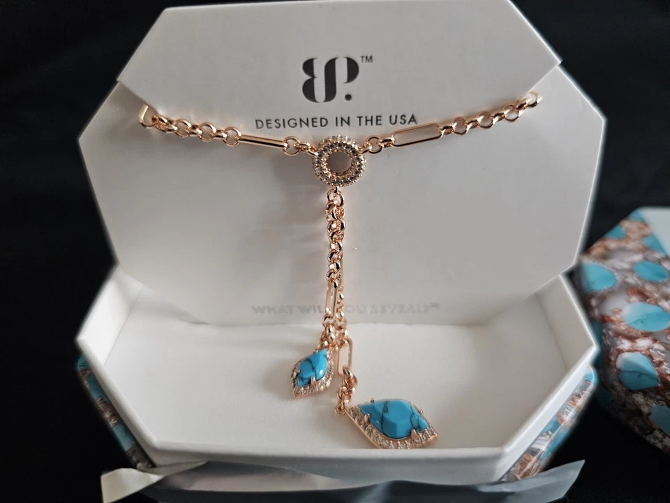 Anillo Bomba Fiesta Diciembre Cumpleaños Collar NK85259 "Link And Bling" Oro Rosa/ Foto 4 de 4