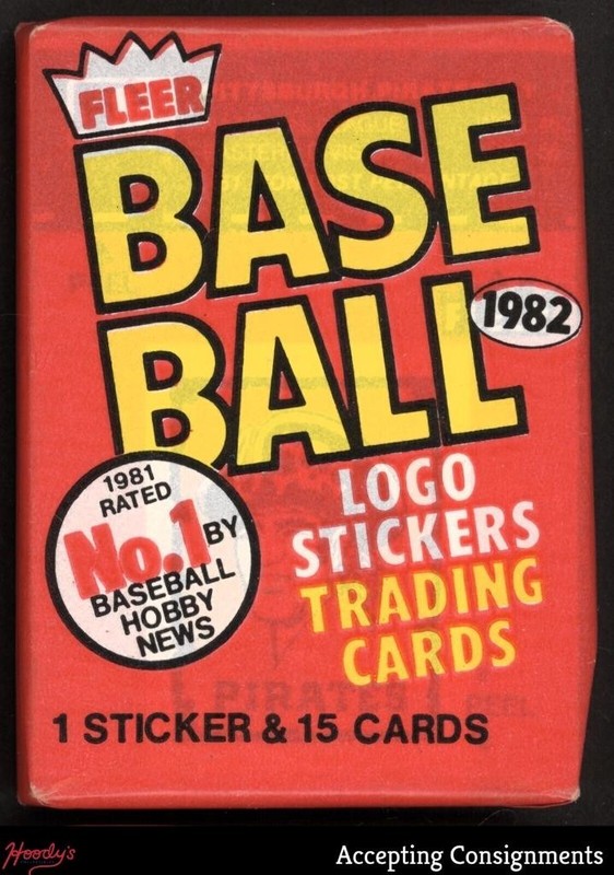 1982 Fleer Baseball Sealed Wax Pack -  Cal Ripken Jr. RC Rookie Logo Stickers ?