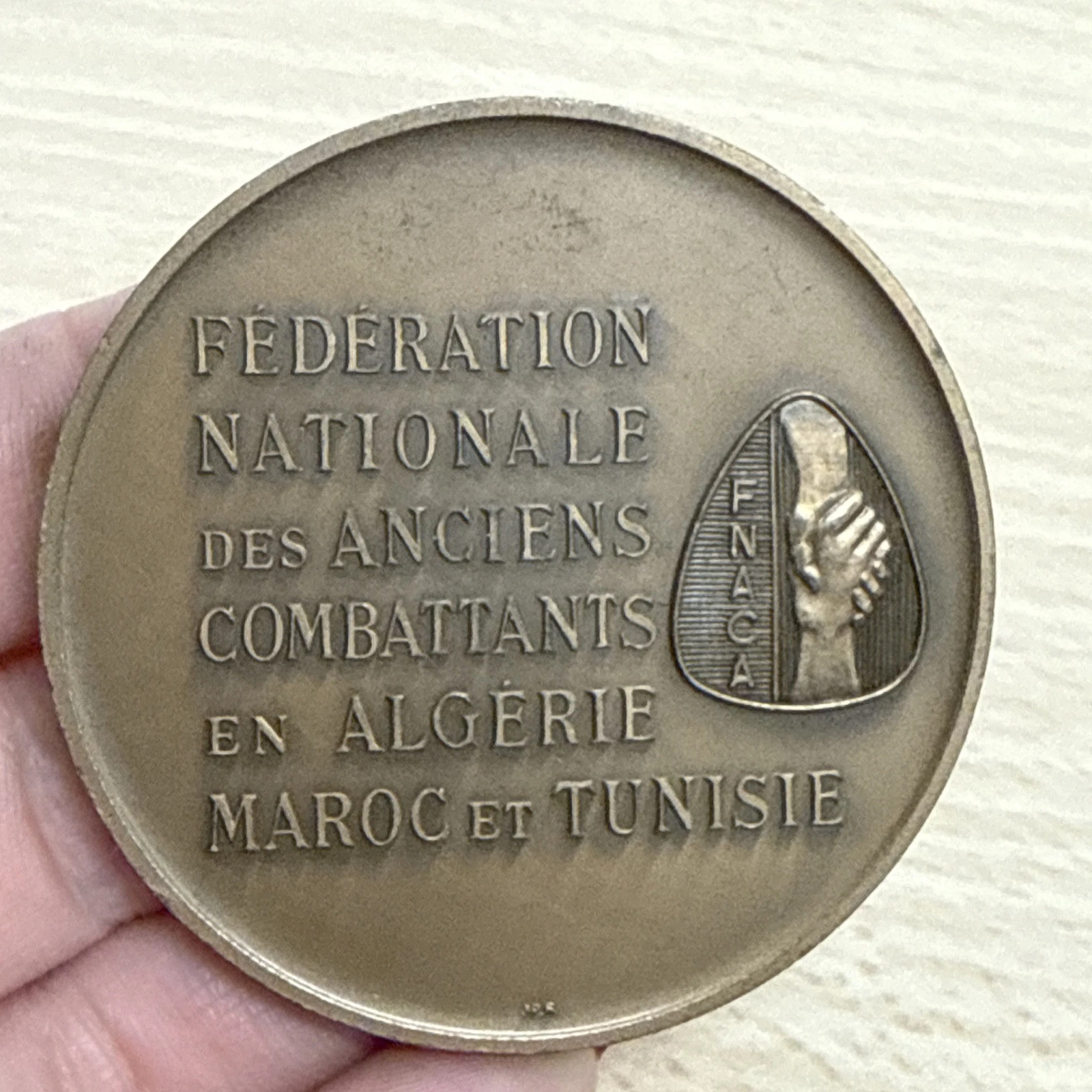 Médaille Fédération Nationale Des Anciens Combattants En Algérie Maroc Tunisie
