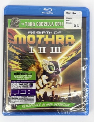 Rebirth Of Mothra I II III (Blu-ray) Toho Godzilla Collection Sealed