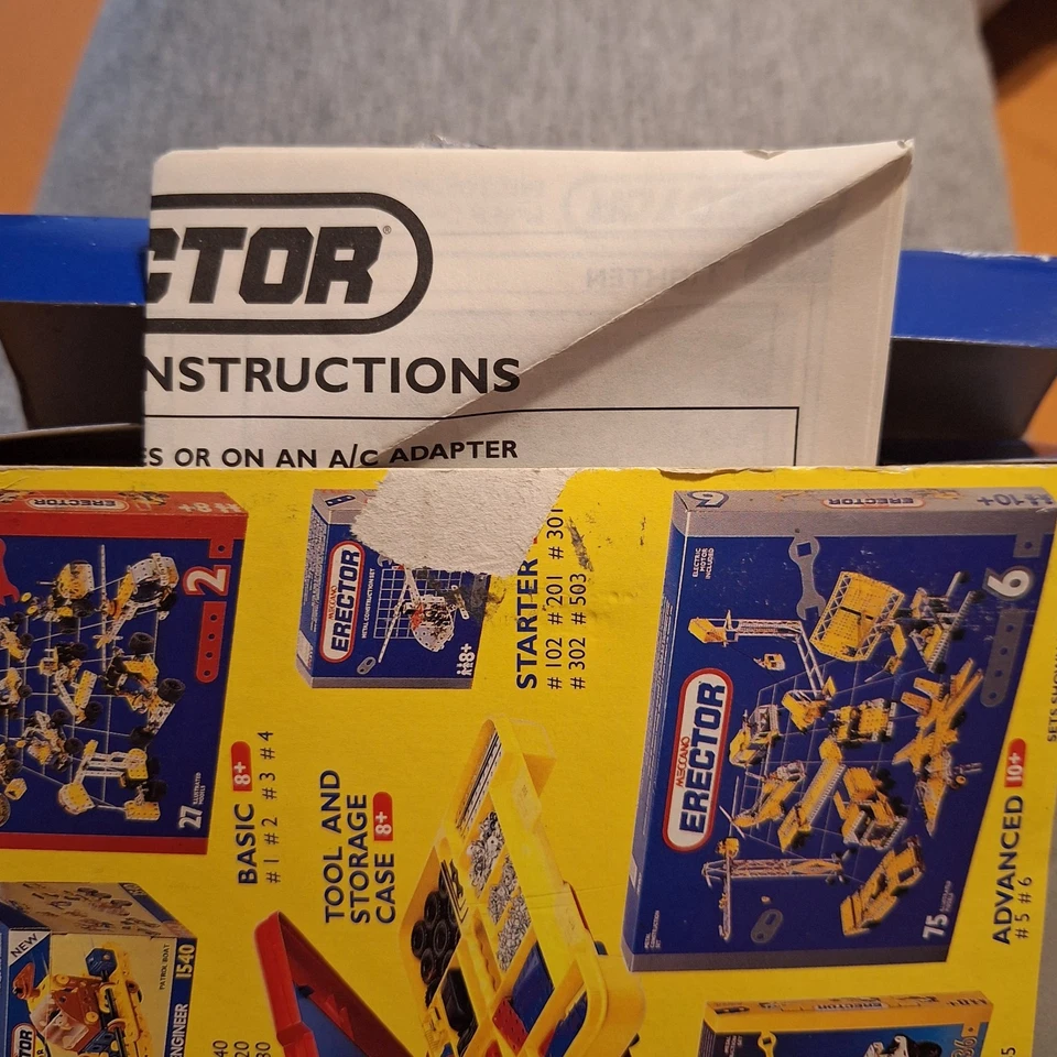 Vintage 1994 Meccano Erector Power Tool #2325 Cordless Screwdriver New  - Image 2 of 4