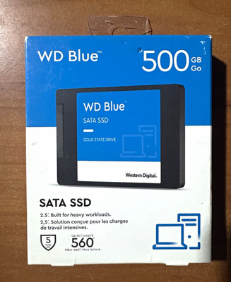 Western Digital WD Blue 500GB 2.5'' Internal SATA III SSD 560MB/s WDS500G2B0A