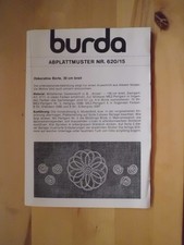Burda Abplättmuster Nr. 620/15, dekorative Borte
