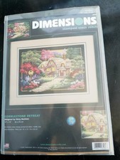 New Cross Stitch Kit Cobblestone Retreat By Dimensions