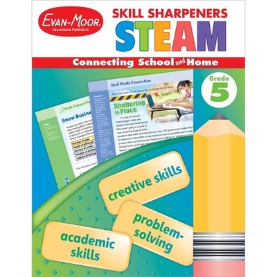 Skill Sharpeners: Steam, Grade 5 by Evan-Moor Educational Publishers (English) P