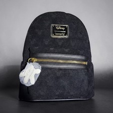 Loungefly Disney Mickey Mouse All Over Print Terry Cloth Ears Burnout Backpack