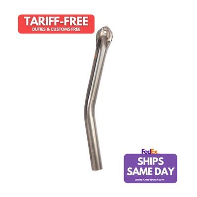 Ti22 TIP6103, One Natural Titanium Nose Wing Post Titanium Bent Forward 3In 
