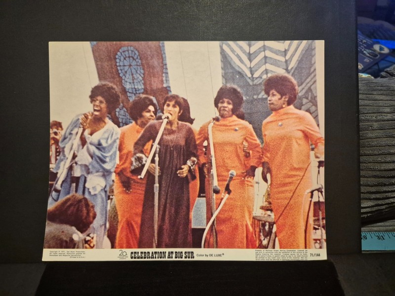 CELEBRATION AT BIG SUR FESTIVAL --  #1-1971  Movie Lobby Card   *