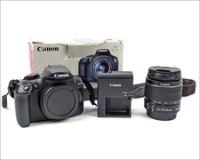 Canon EOS Rebel T6 DSLR Camera w/ EF-S 18-55mm IS II Kit Lens, Battery  Charger