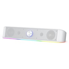GS560 RGB Desktop Soundbar, 2.0 Channel Computer Speaker with Dynamic Lightin...