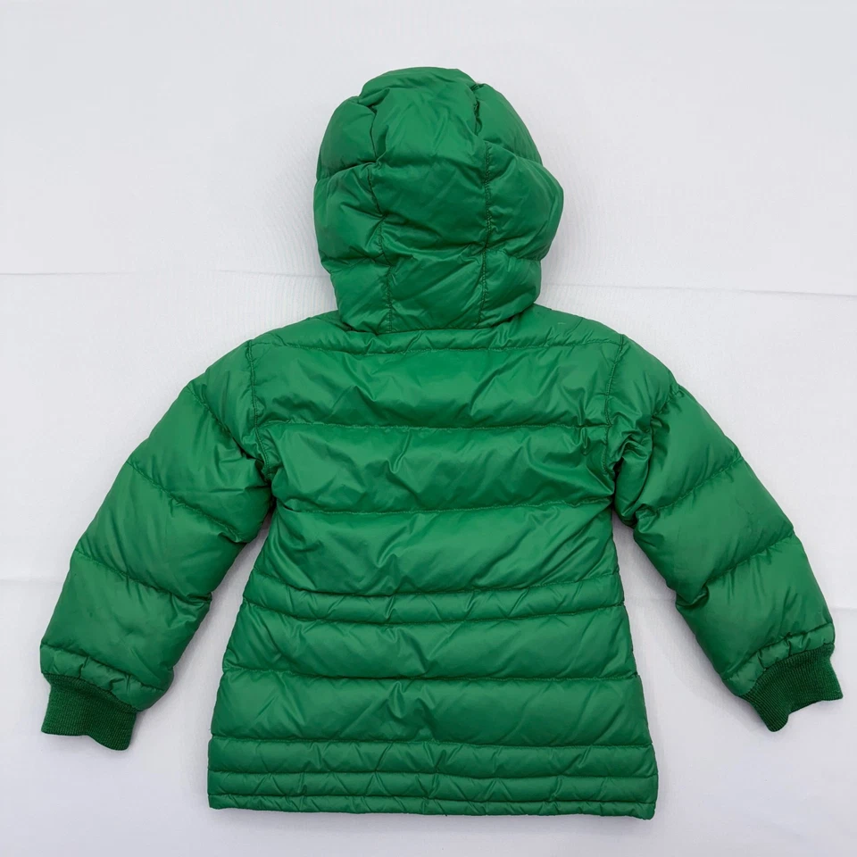 Chaqueta parka con capucha de plumón Hanna Andersson para niñas 110/5 abrigo con capucha de piel acolchada Foto 2 de 4