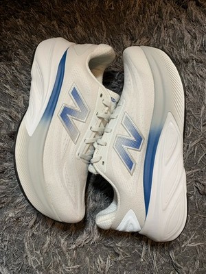 New Balance Fresh Foam X More V6 MMORLB6 Mens Running Shoes White Blue Size 11